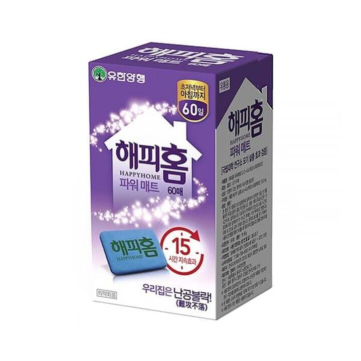 훈증기용 리필 모기향 파워매트 리필60매 모기매트