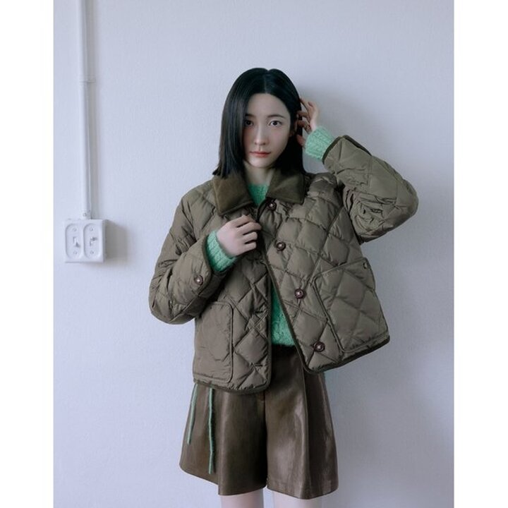 (신세계 사우스시티)[주크]  디테쳐블 카라 퀼팅 구스 점퍼 Z254PSG182
