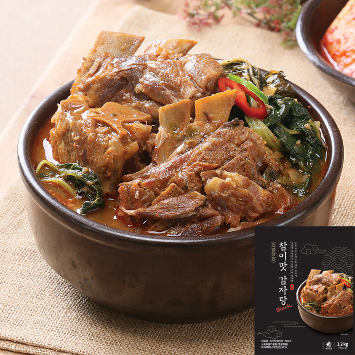 집밥장인 참이맛 40년전통 감자탕 블랙 1.2kg X 1팩