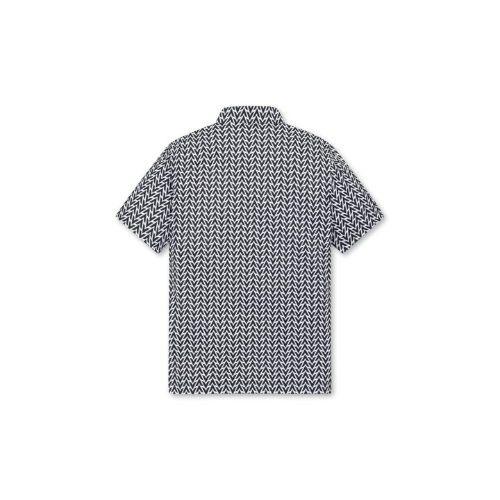 (대전신세계)WAAC(왁골프)[Exclusive] Men Arrow Pattern SS Polo WMTCM25906BKX