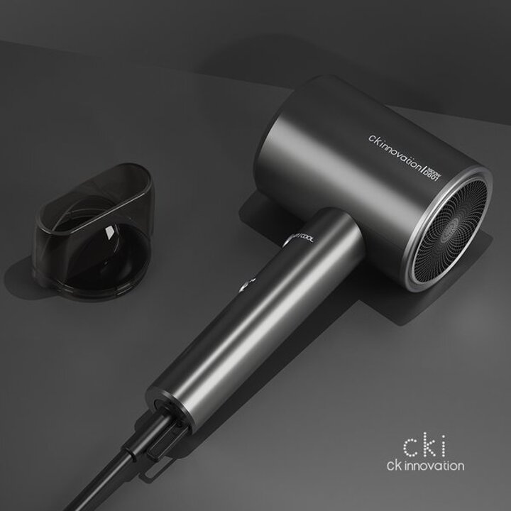CKI-D601 다크그레이 실버 1600W 고풍량 헤어드라이기