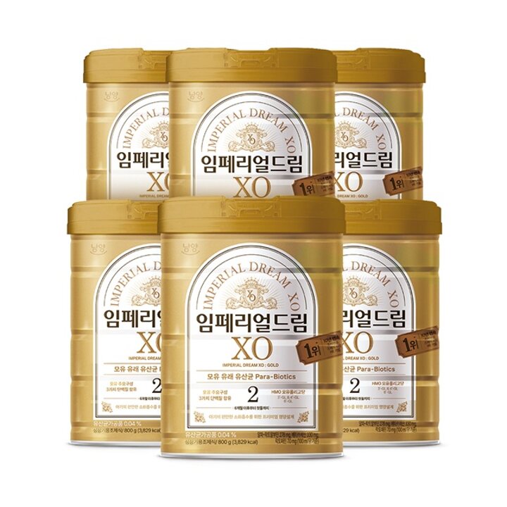 임페리얼드림XO 골드 2단계 800gx6캔 (6개월이후부터 첫돌까지)