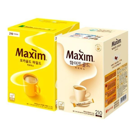 [하프클럽/셀러허브 식품]맥심 모카골드 마일드 210T   화이트골드 210T  총4..-P409874453