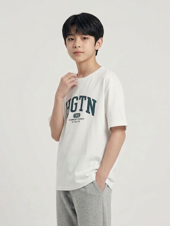 행텐틴즈 로고 빅 레터 반팔 티셔츠003(14570-031-405-31)