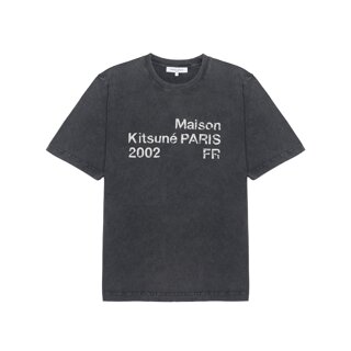 메종키츠네 남성 페이디드 컴포트 티셔츠 블랙 페이디드 PM00124KJ7036-0519