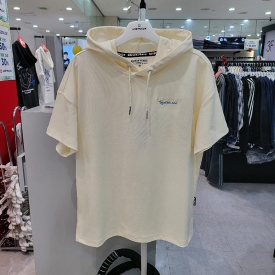 AWK sh06 TC분또 원포인트 후드반팔 티셔츠 M252G1171B (33140418)