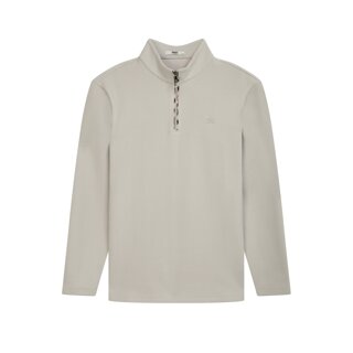 닥스 남성 아이보리 로고자수 긴팔반집업티셔츠 (WMTS5DU03IV)