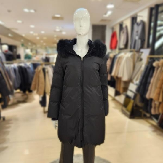 TK4FA15토끼털안감 폭스털 구스다운 패딩