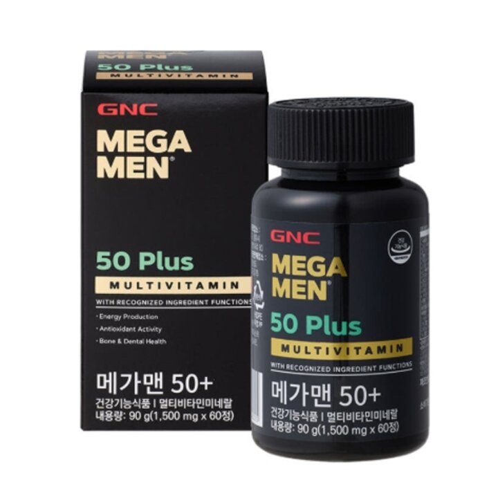 (신세계강남점)[GNC 50+ 남녀 건강 세트] 메가맨50+ n 우먼스50+ n 코랄칼슘 마그네슘 비타민D