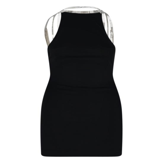 [해외배송] 26SS 디 아티코 미디 원피스 260WCA00471 VVP002RA 100 Black