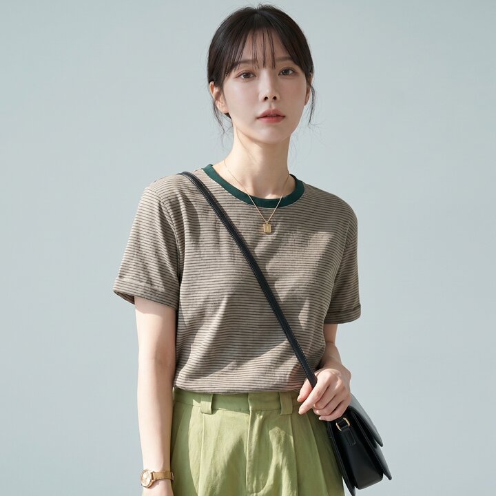 KARRA 에브리데이펜라인티셔츠_A5M0185