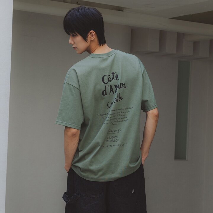 앨빈클로 COORDIATES 오버핏 반팔티 AST4785 (3 COLOR)
