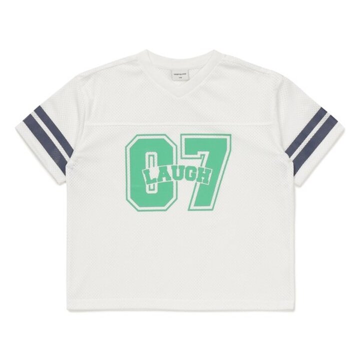(신세계마산점)[래핑차일드] 26SS 아동 스포티 넘버 메쉬 티 (86319-331-02)