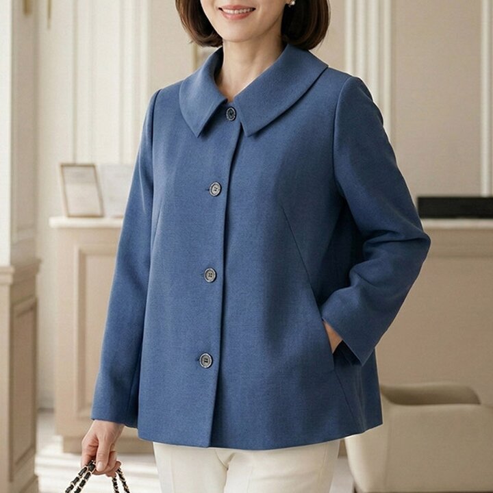 [엄마옷 로즈맘] 아드린테잎카라자켓