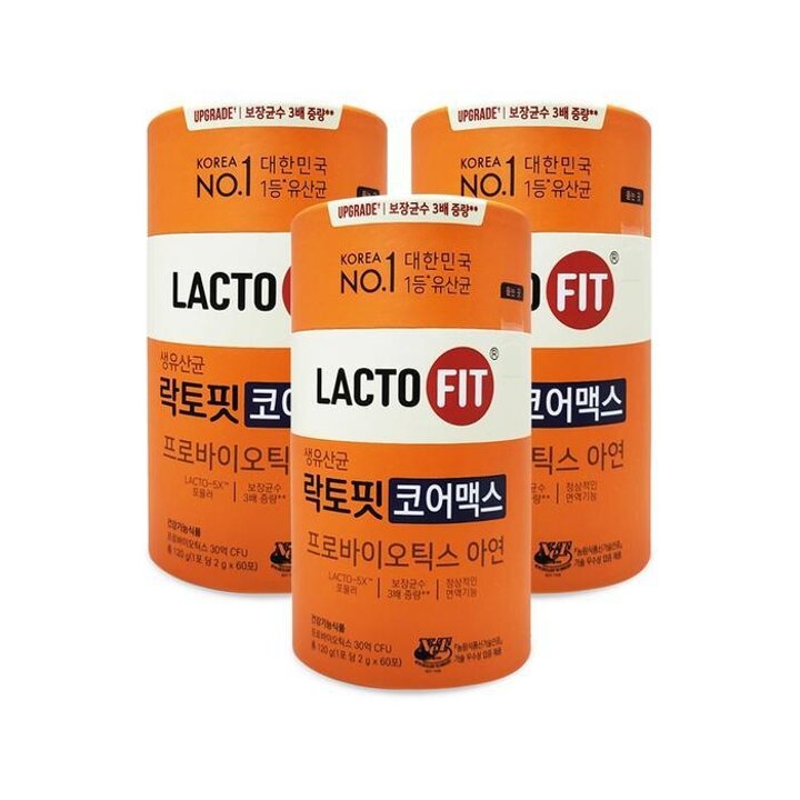 종근당건강생유산균락토핏코어맥스2gx60포3통Ss