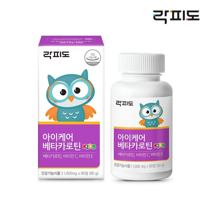 [대상웰라이프] 락피도 아이케어 베타카로틴(1000 mg X 90정)