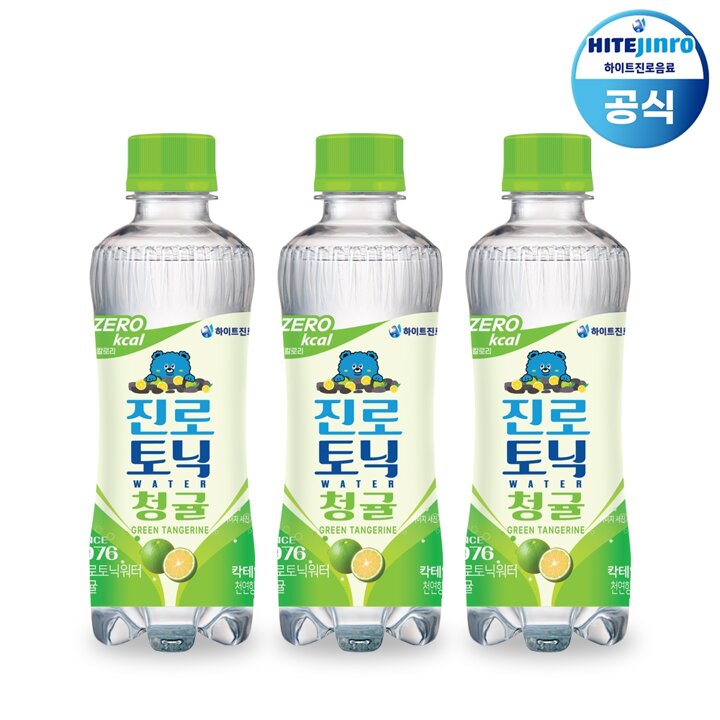 (G) 하이트진로음료 진로토닉워터 청귤 300ml x 24pet