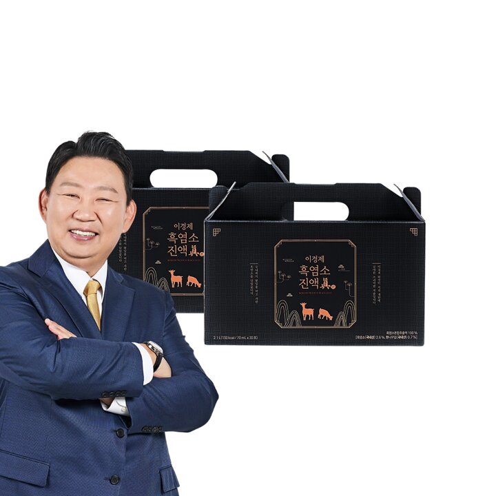 이경제 흑염소 진액 진 眞 70ml 60포 (2박스)