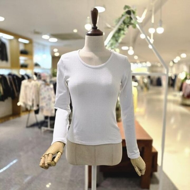 멜로디가든 M26S2T132 골지 라운드 티셔츠