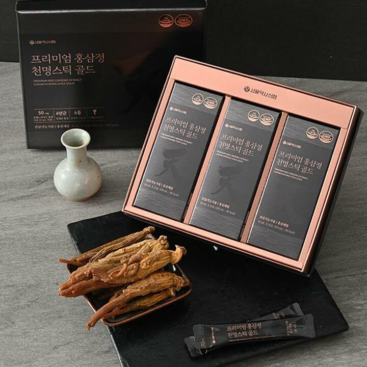 [G] 서울약사신협 프리미엄 홍삼정 천명 골드 30포(쇼핑백포함)