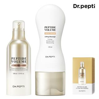 (닥터펩티) 리프팅 프로 에센스 100ml + 넥크림 120ml + 파우치 20ml
