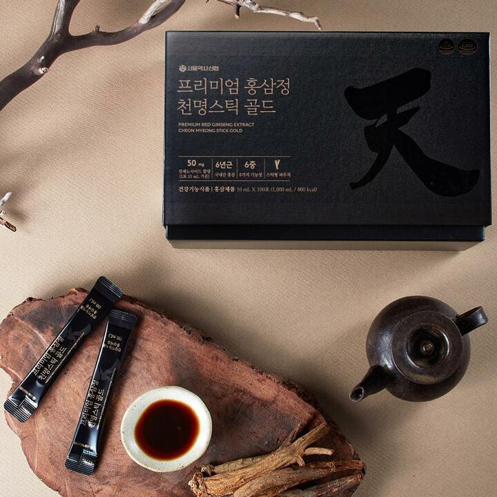 [G] 서울약사신협 프리미엄 홍삼정 천명 골드 100포 대용량(쇼핑백증정)