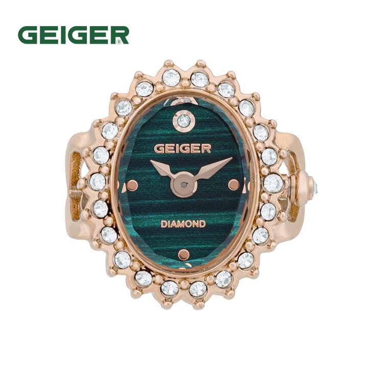 가이거 다이아 반지시계 GE1255QRG말라카이트