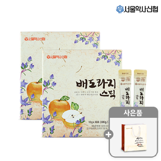 서울약사신협 국내산 배도라지 스틱 30포 2세트(쇼핑백포함)
