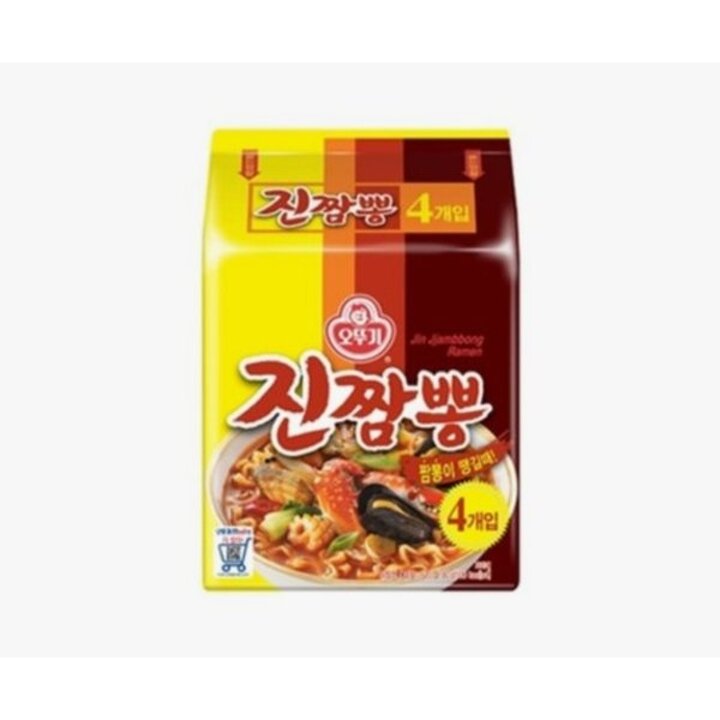 (신세계의정부점)오뚜기 진짬뽕 멀티 130g*4입