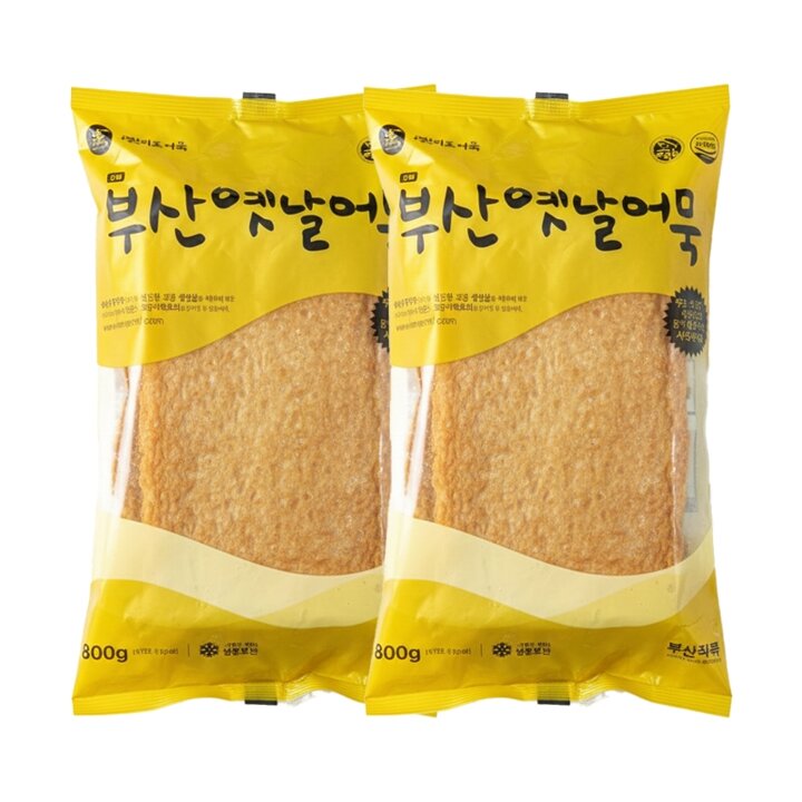 부산 미도 옛날어묵 800g (25입 사각)x2세트