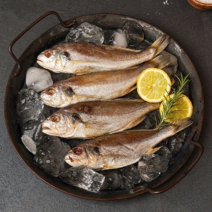 [물맛남] 국내산 쫄깃한 반건조 백조기 1kg+1kg (kg당 10미내외)