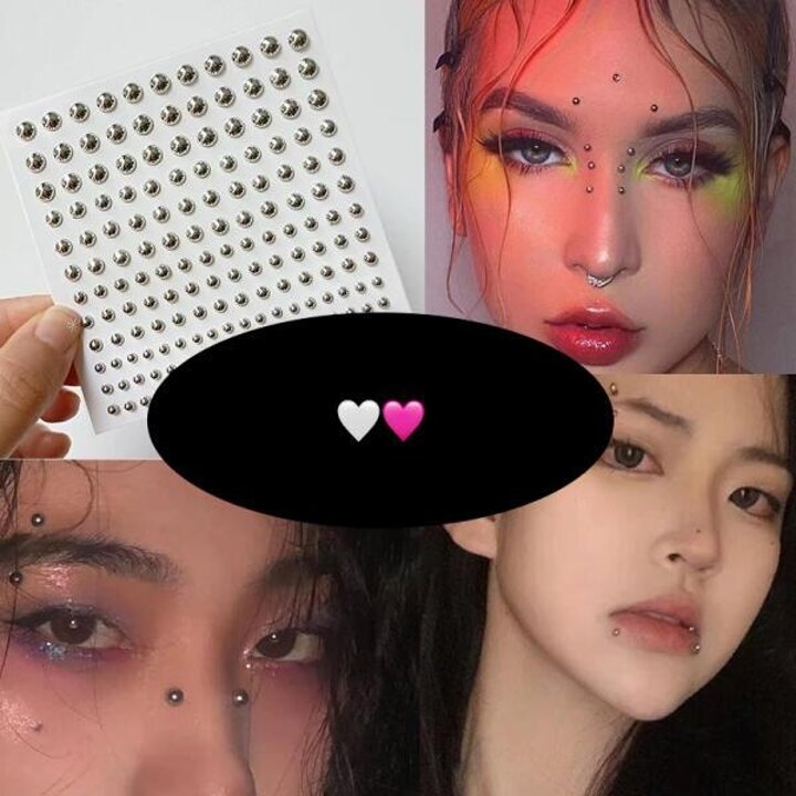 아트박스/느낌상점 페이크 피어싱스티커 귀찌 배꼽 피어싱 가짜 붙이는