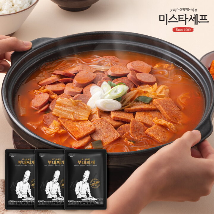 미스타셰프 부대찌개 600g 3팩