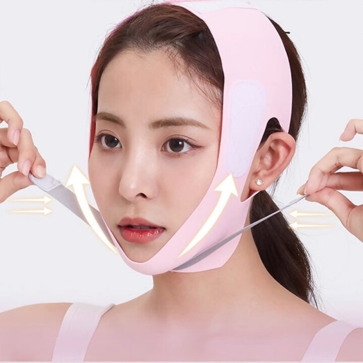 인기상품 고급 작은 얼굴 관리 얼굴 브이라인 수면 리프팅 밴드 [WE3AFA0250917]