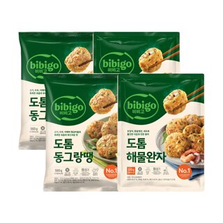 CJ제일제당  비비고 도톰동그랑땡 560g x2개+도톰해물완자 510g x2개