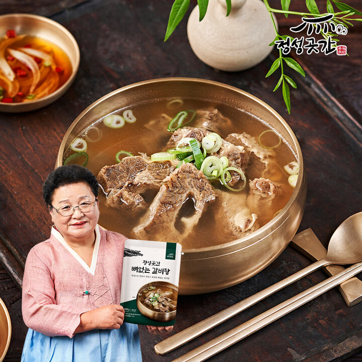 정성곳간 강순의 명인의 뼈없는 갈비탕 800g 5팩
