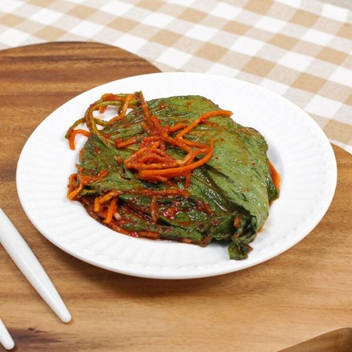 100퍼센트 우리농산물로 만든 전라도식 생 깻잎김치 500g[35393365]
