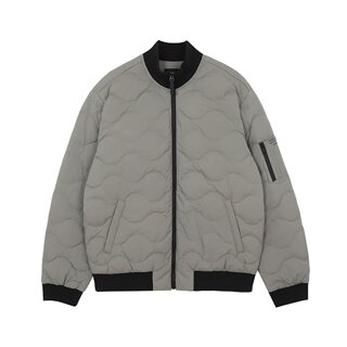 남성) 시보리 하이넥 중경량 다운 점퍼 AM4WWW702-KA