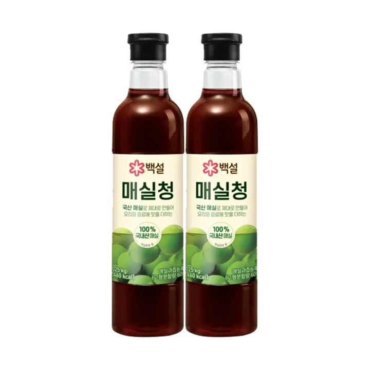 CJ 백설 매실청 1.025kg x2개