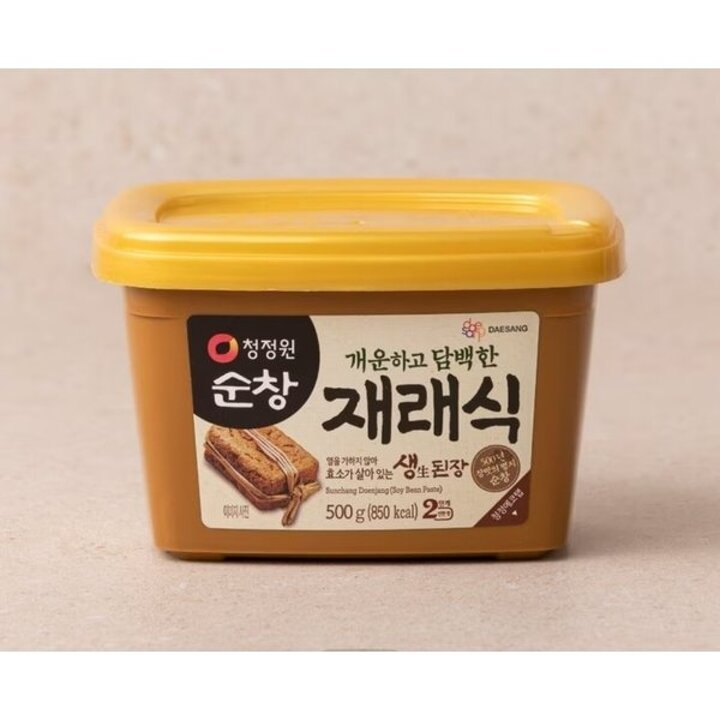 (신세계의정부점)청정원 순창 재래식 생 된장 500g(사각)/1개