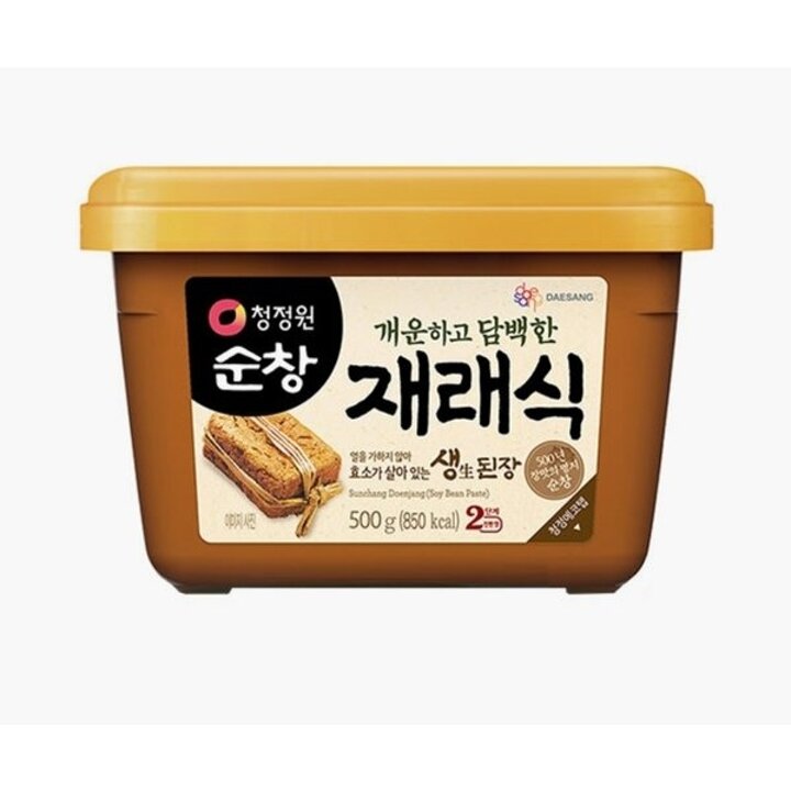 (신세계의정부점)청정원 순창 재래식 생 된장 500g(사각)/1개