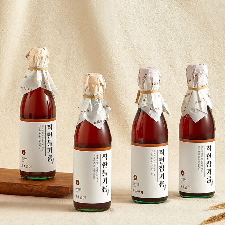 [S][꼬소명가] 착한참기름 단 1회 착유 / 착한 참기름 X 2병