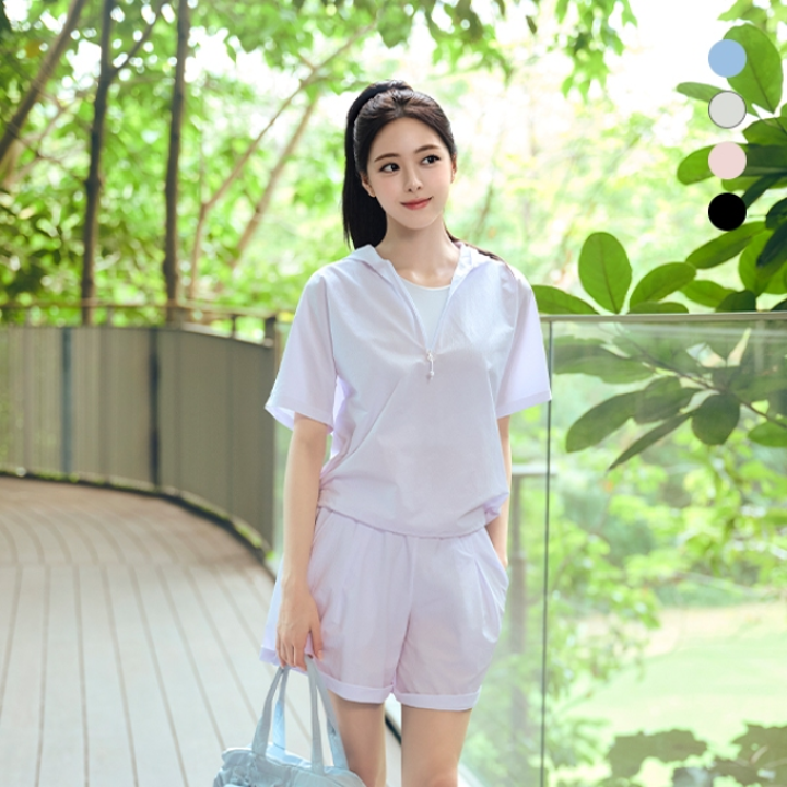 [26SS][다이나핏 공식] 여성 미니 루카 후드 아노락_YWM26252