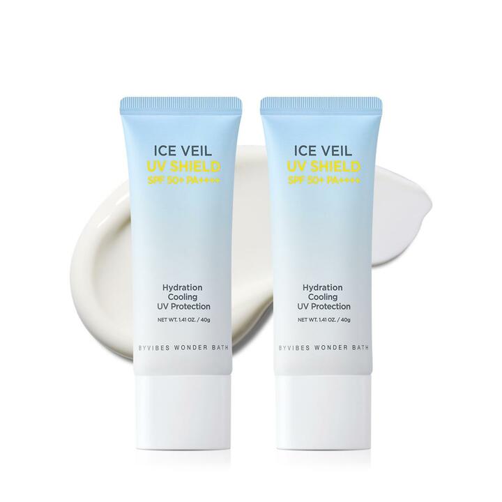원더바스 아이스 베일 유브이 쉴드 선크림 40ml 1+1