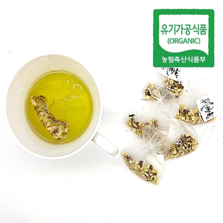 [유기농] 전남 여수 매화수제티백 9g(30개입,특대)