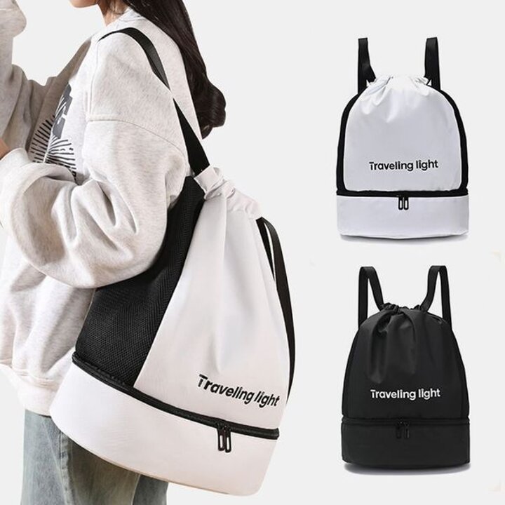 (큰손할인) 트레블러 백팩 스포츠 멀티포켓 다용도 대용량 신발보관