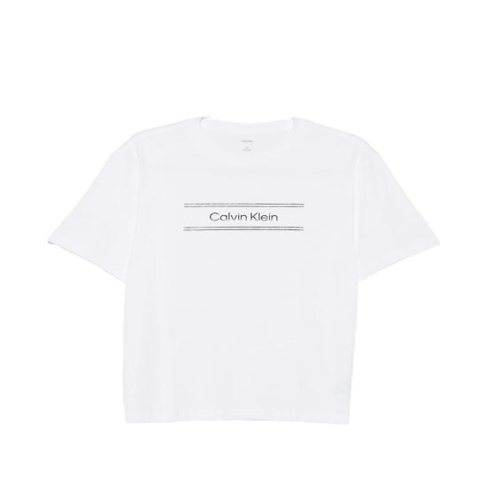 [해외배송] 26FW 캘빈클라인 반팔 티셔츠 LV04LG813G YAF WHITE