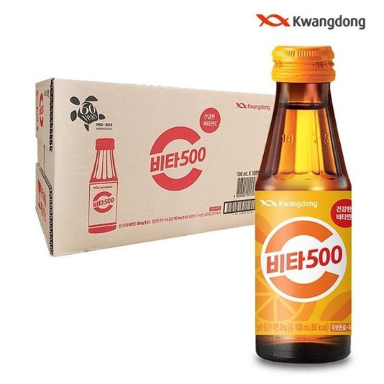 (주)셀러허브 광동제약 이무 비타500 100ml x 100병 음료 건강