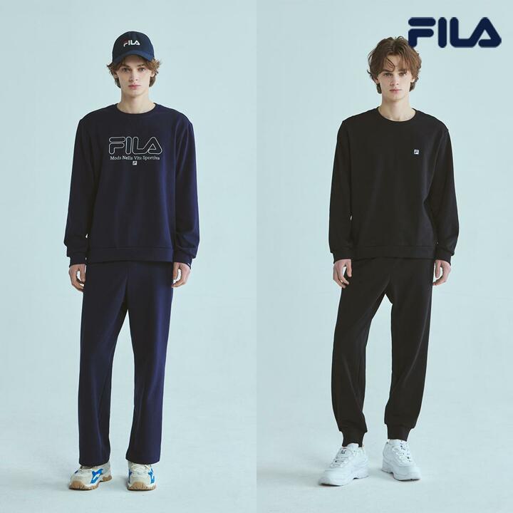 휠라(FILA) 코튼 테리 셋업 2세트(남성)