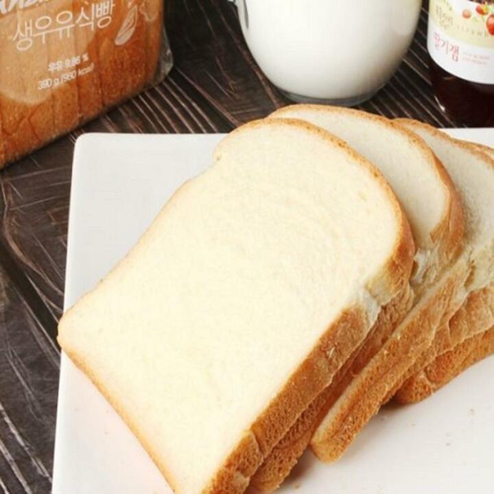 [신라명과] 쫄깃한생우유식빵 390g x2봉 무료배송
